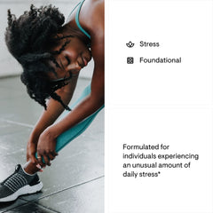 Adrenal support concept image representing stress management