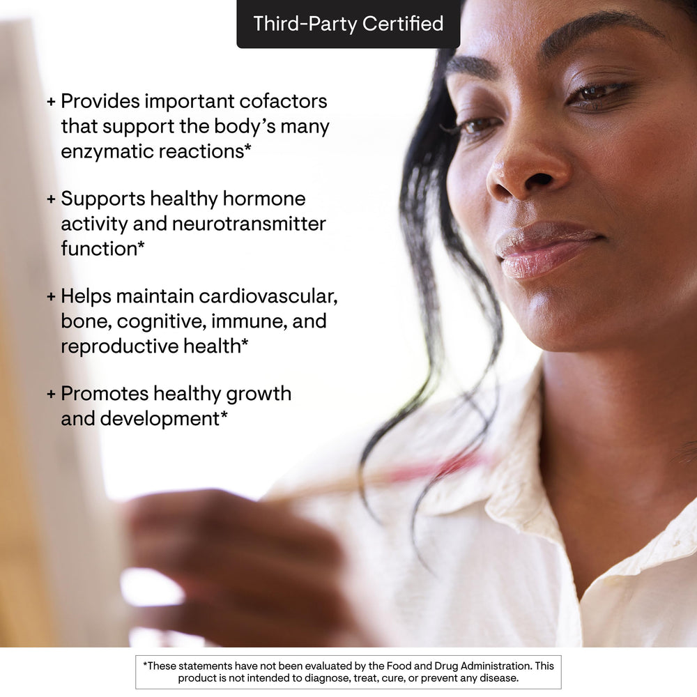 Dietary minerals support health and wellness