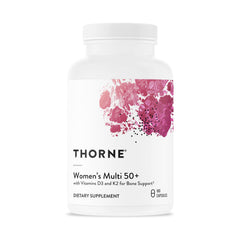 THORNE Women's Multi 50+ capsules bottle and label