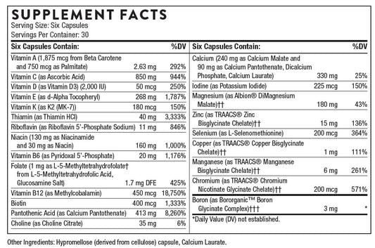 Close-up of minerals and calcium for bone support