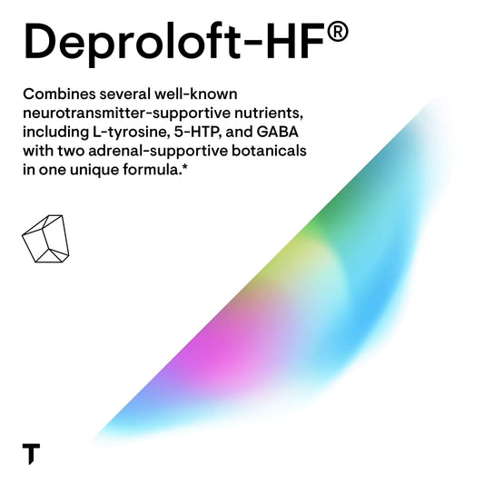 Close-up of THORNE Emotion Balance Support label