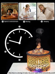 Thoughtalk office diffuser on a desk enhances focus with gentle humidity.