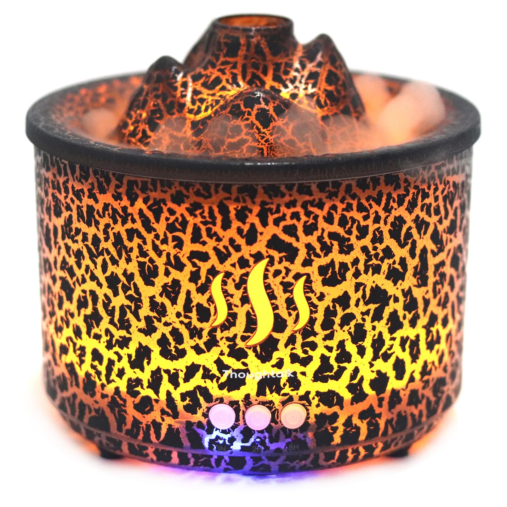 Thoughtalk 260ml night light diffuser with ambient glow for relaxing aromatherapy.