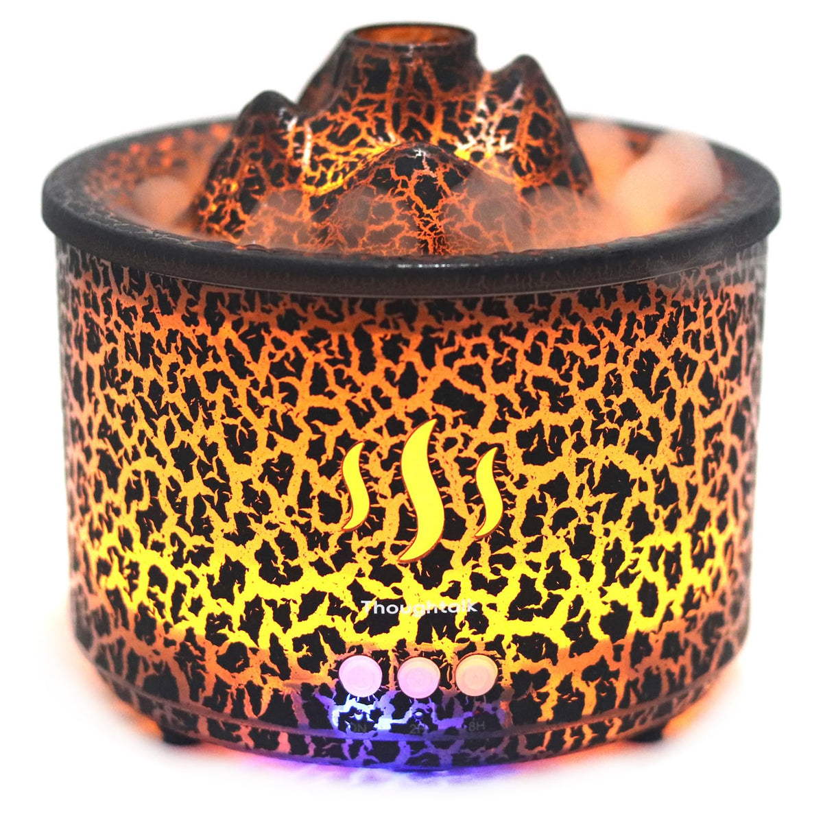 Thoughtalk 260ml night light diffuser with ambient glow for relaxing aromatherapy.