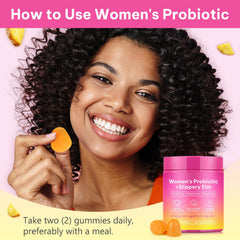Graphic illustrating 3-in-1 vaginal, digestive, and immune support