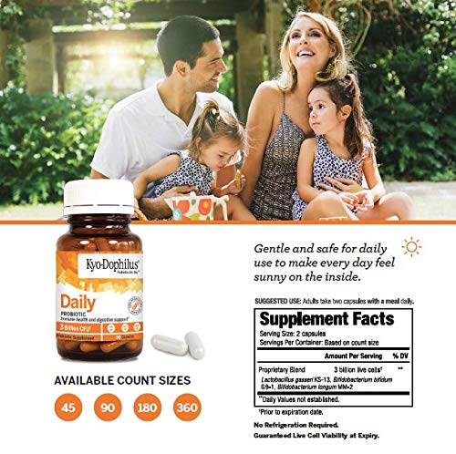 Three-strain probiotic: L. gasseri, B. bifidum, B. longum