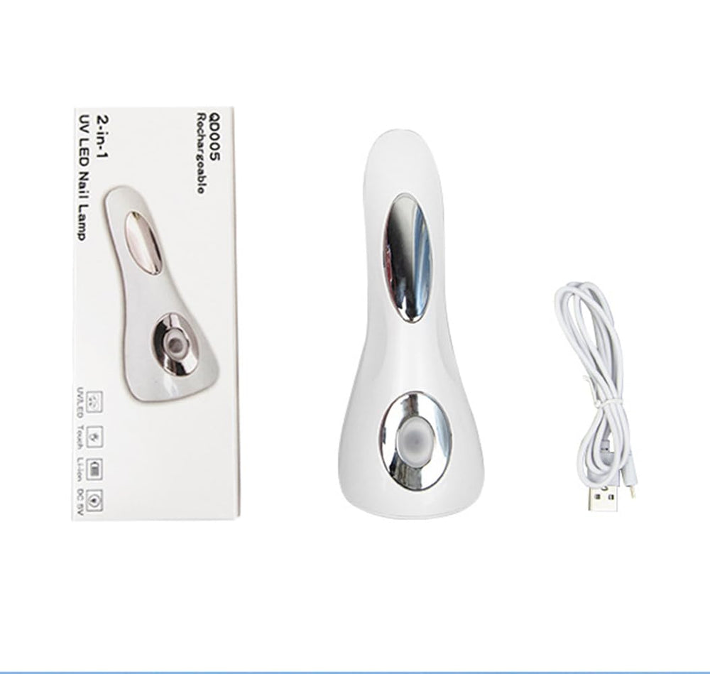 ThreeH packaging includes box, handheld lamp, USB cable, and manual.
