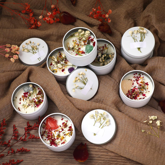 Reusable iron cans for candles