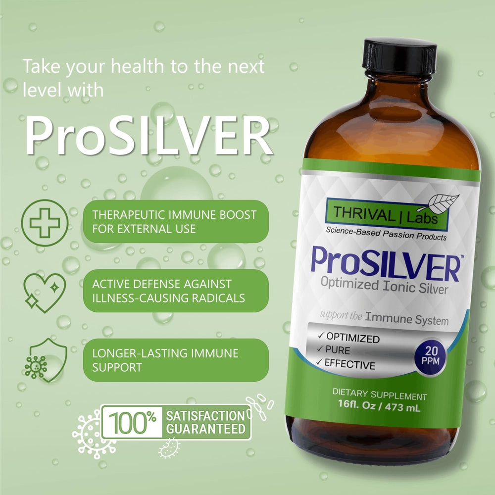 Use Thrival Labs ionic silver as mouthwash for throat and dental care