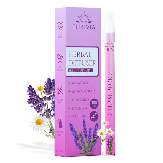 Thrivia melatonin diffuser pen with lavender — product shot