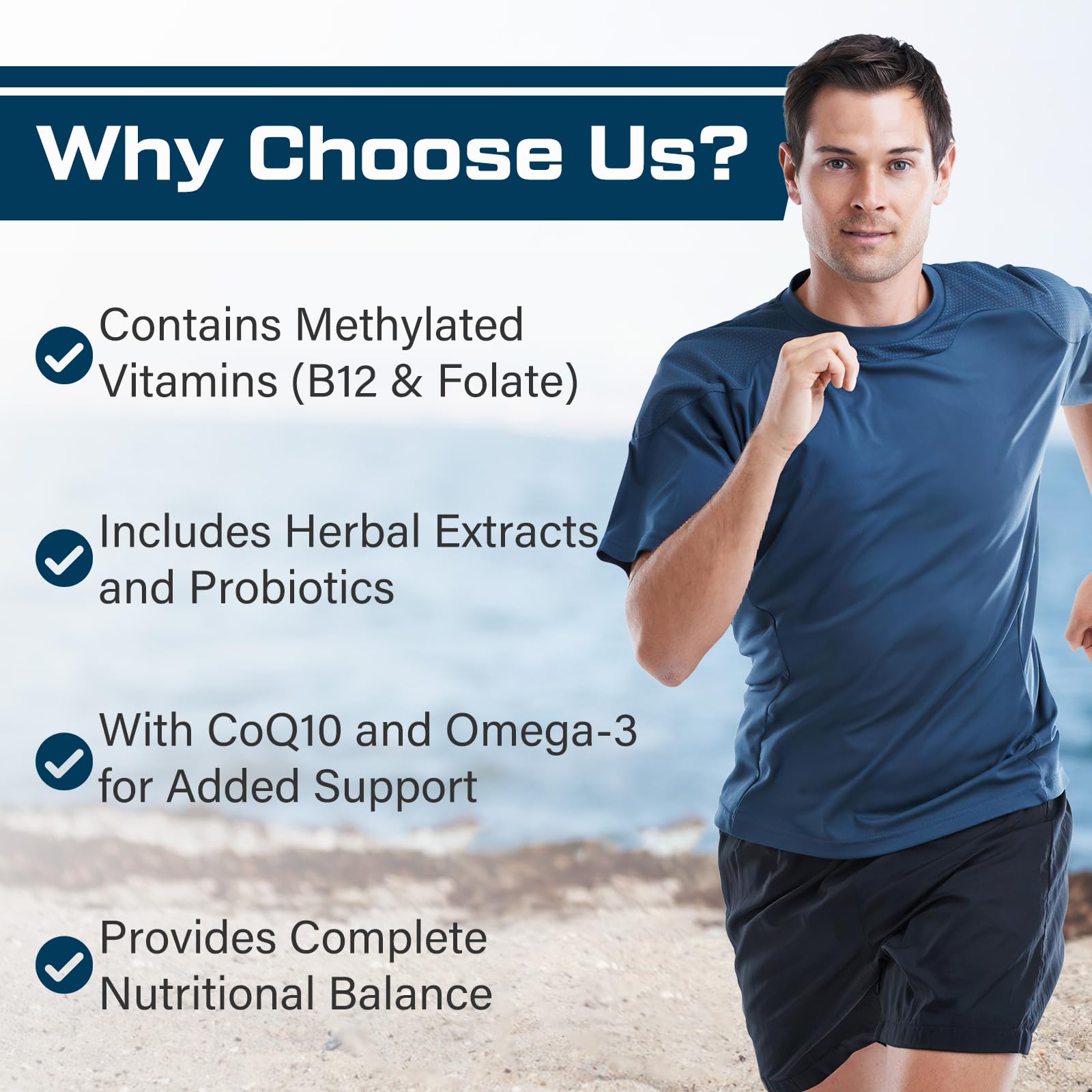 Fermented herbal extracts illustration for men's vitamins
