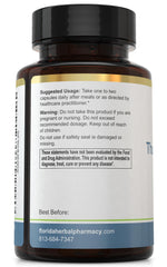 Serving size display showing 1-2 capsules per day (1000 mg per serving)