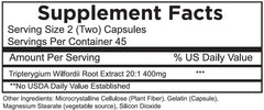 Peeled Thunder God Vine root close-up conveying natural premium ingredient for wellness routines.