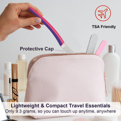 THURLADY Dermaplane Razor Pores Cleaning in fuchsia improves texture