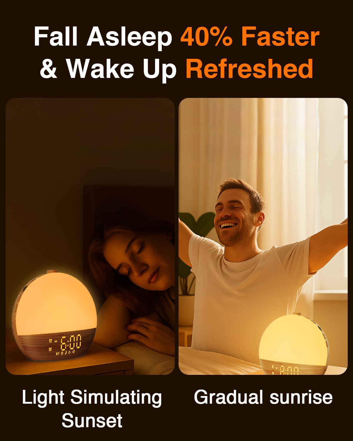 Thybro sleep timer and snooze feature for relaxed bedtimes