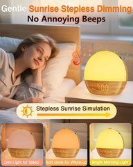 Thybro Sunrise light gradient demonstrating gradual wake-up for smoother mornings