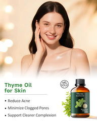 Thyme essential oil used as a natural barrier spray