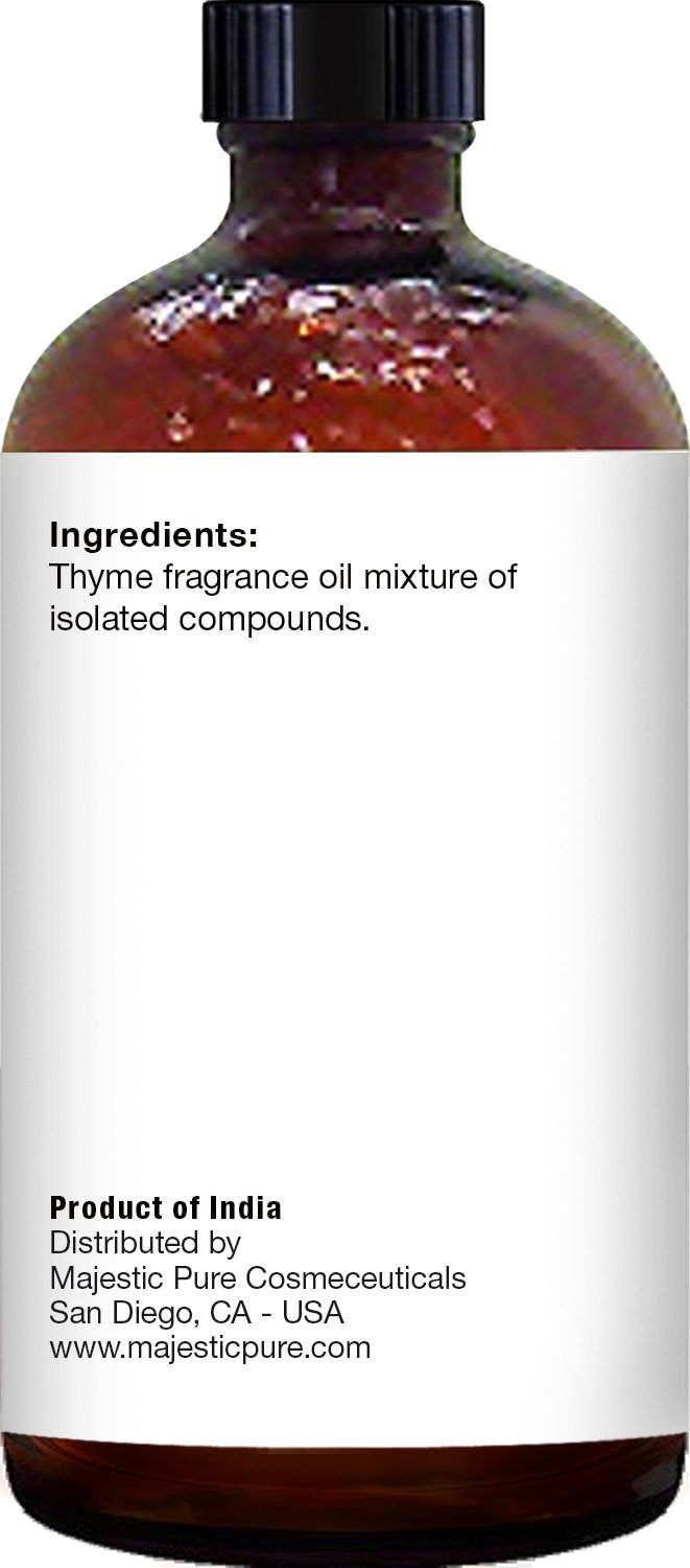 Thyme oil blends well with Bergamot, Cedarwood and Clove