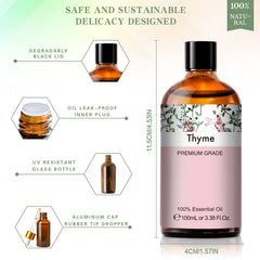 DIY candle making with thyme essential oil