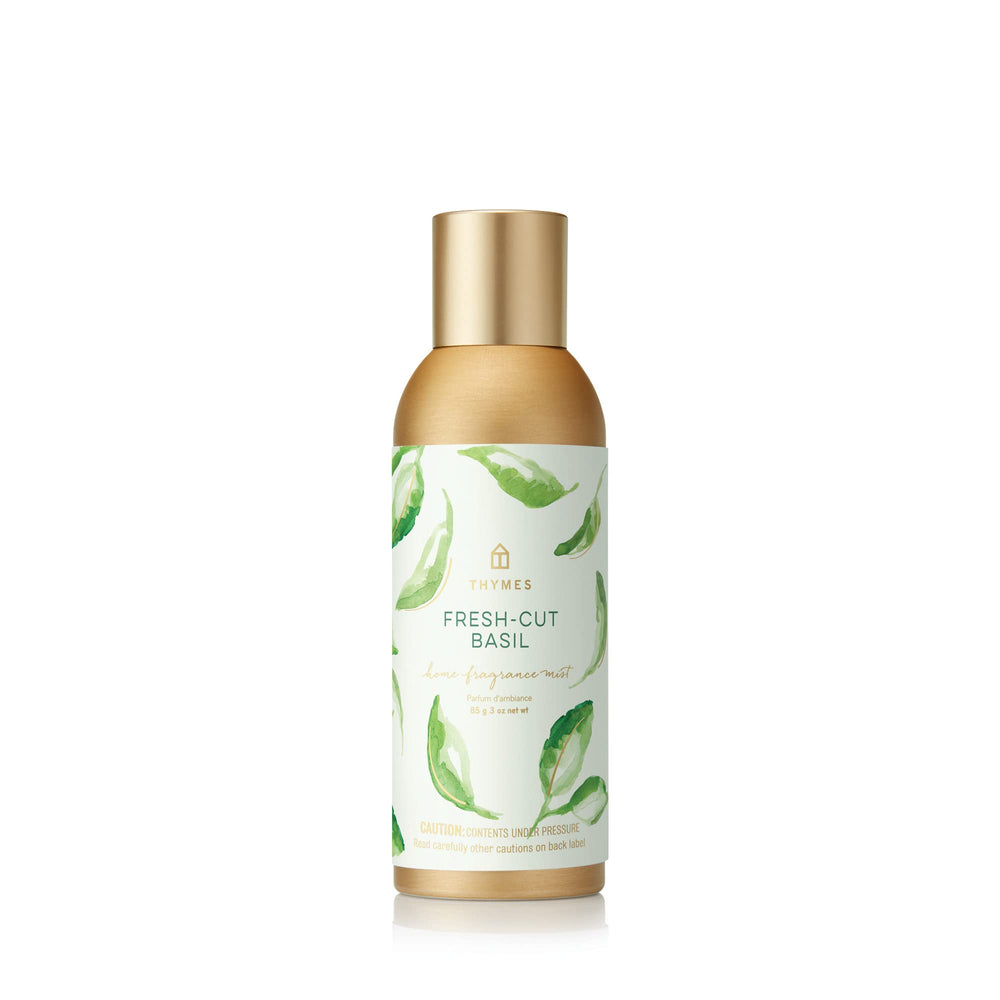 Thymes Fragrance Mist Fresh-Cut Basil bottle, 3 oz