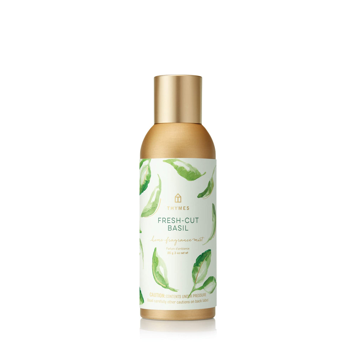 Thymes Fragrance Mist Fresh-Cut Basil bottle, 3 oz