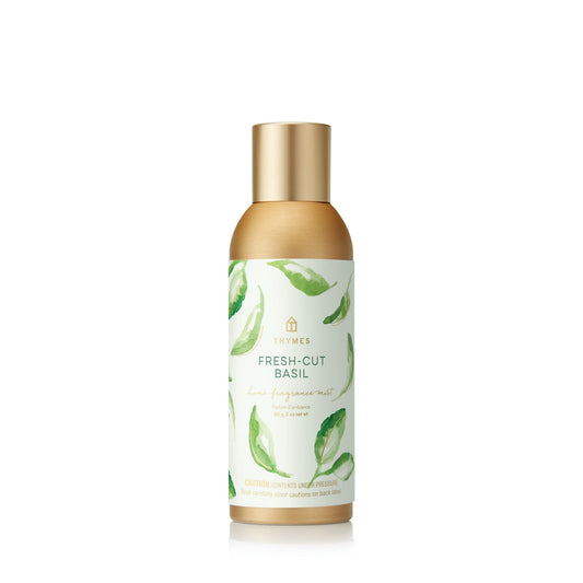 Thymes Fragrance Mist Fresh-Cut Basil bottle, 3 oz