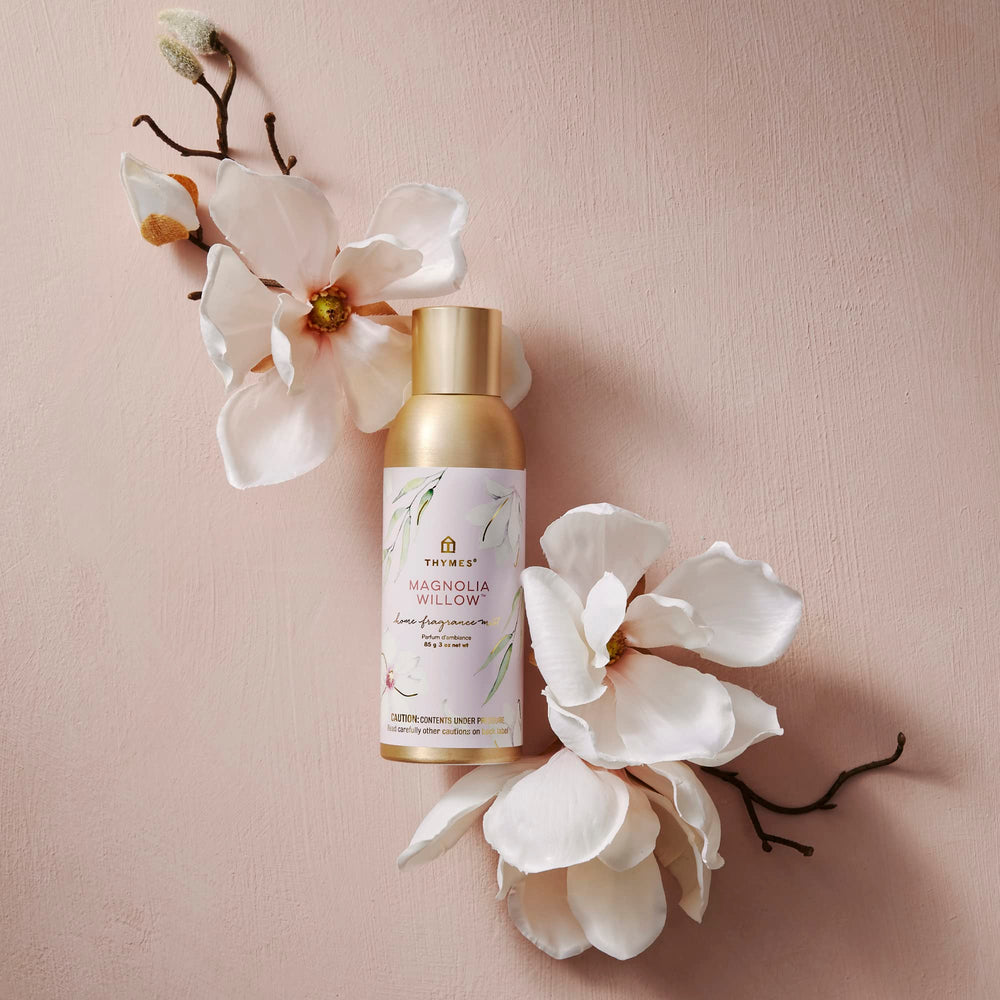Close-up of Magnolia Willow fragrance notes with willow and magnolia