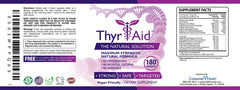ThyrAid packaging and ingredients close-up
