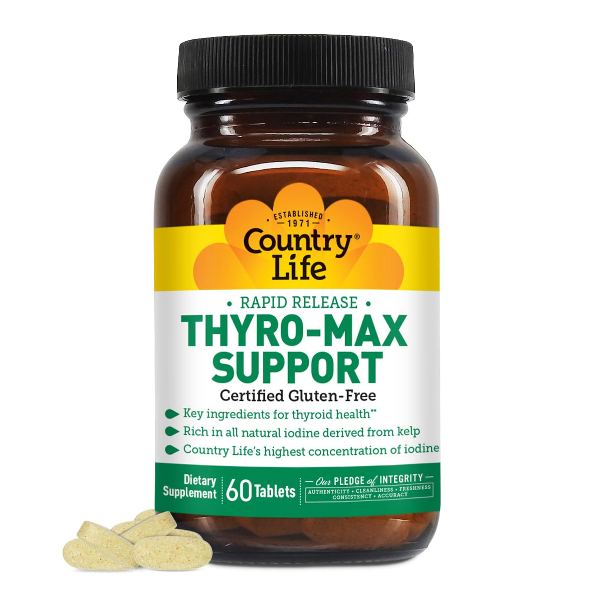 Country Life Thyro-Max Support bottle – front view