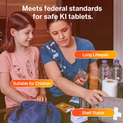ThyroSafe packaging with emergency use directions