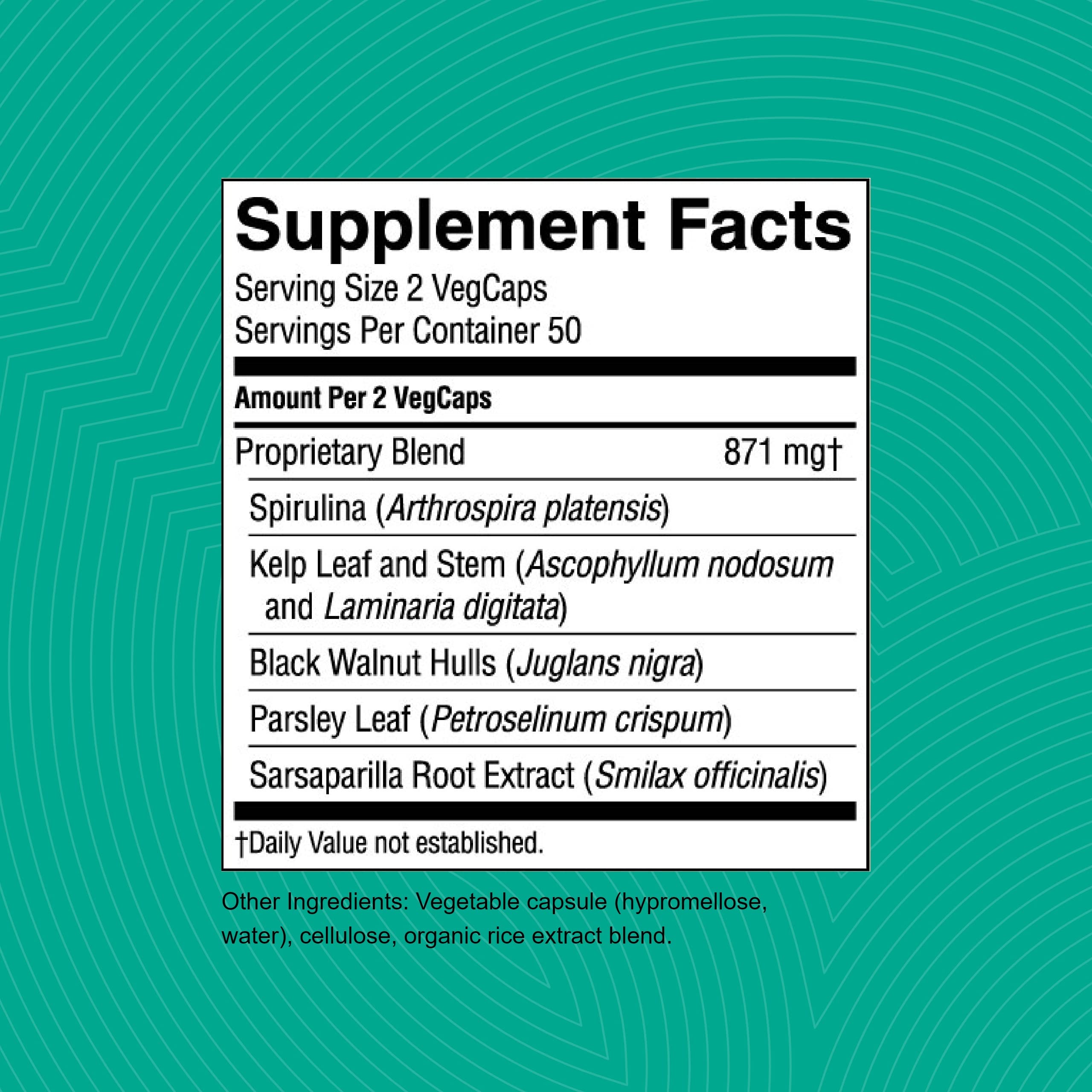 Kelp leaf and stem used in Thyroid Activator formula