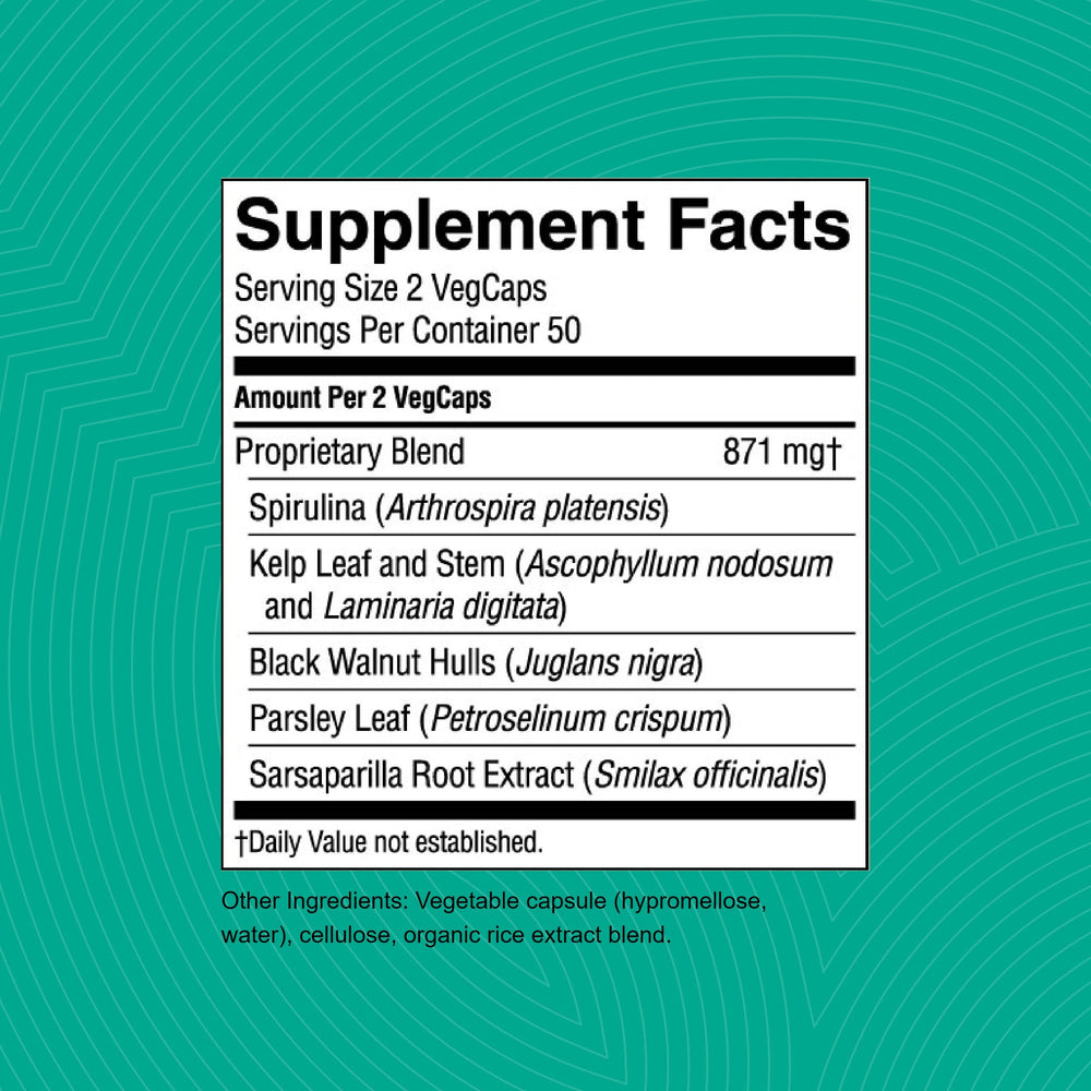 Kelp leaf and stem used in Thyroid Activator formula