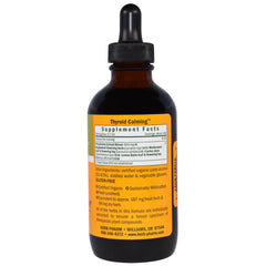 Close-up of Bugleweed and Motherwort liquid extracts used in the Thyroid Calming formula