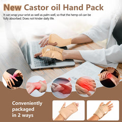 Thyroid neck castor oil wrap