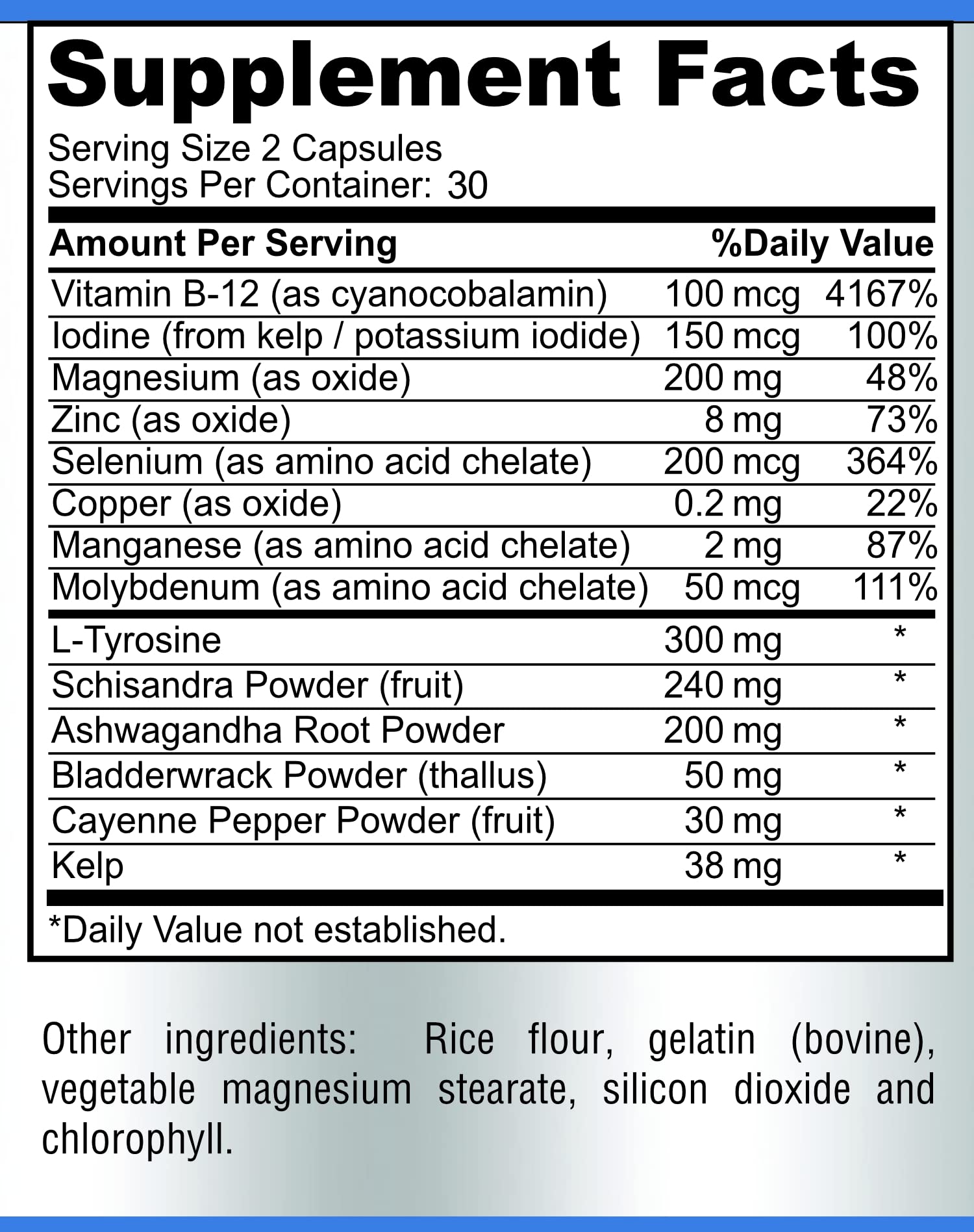 Made in USA in FDA-inspected GMP facility
