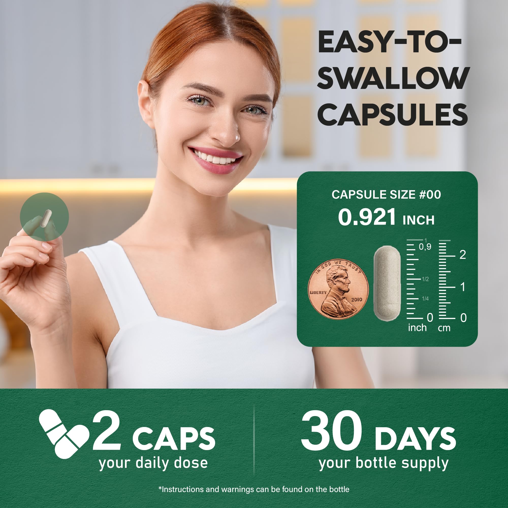 Third-party testing seal on thyroid support bottle