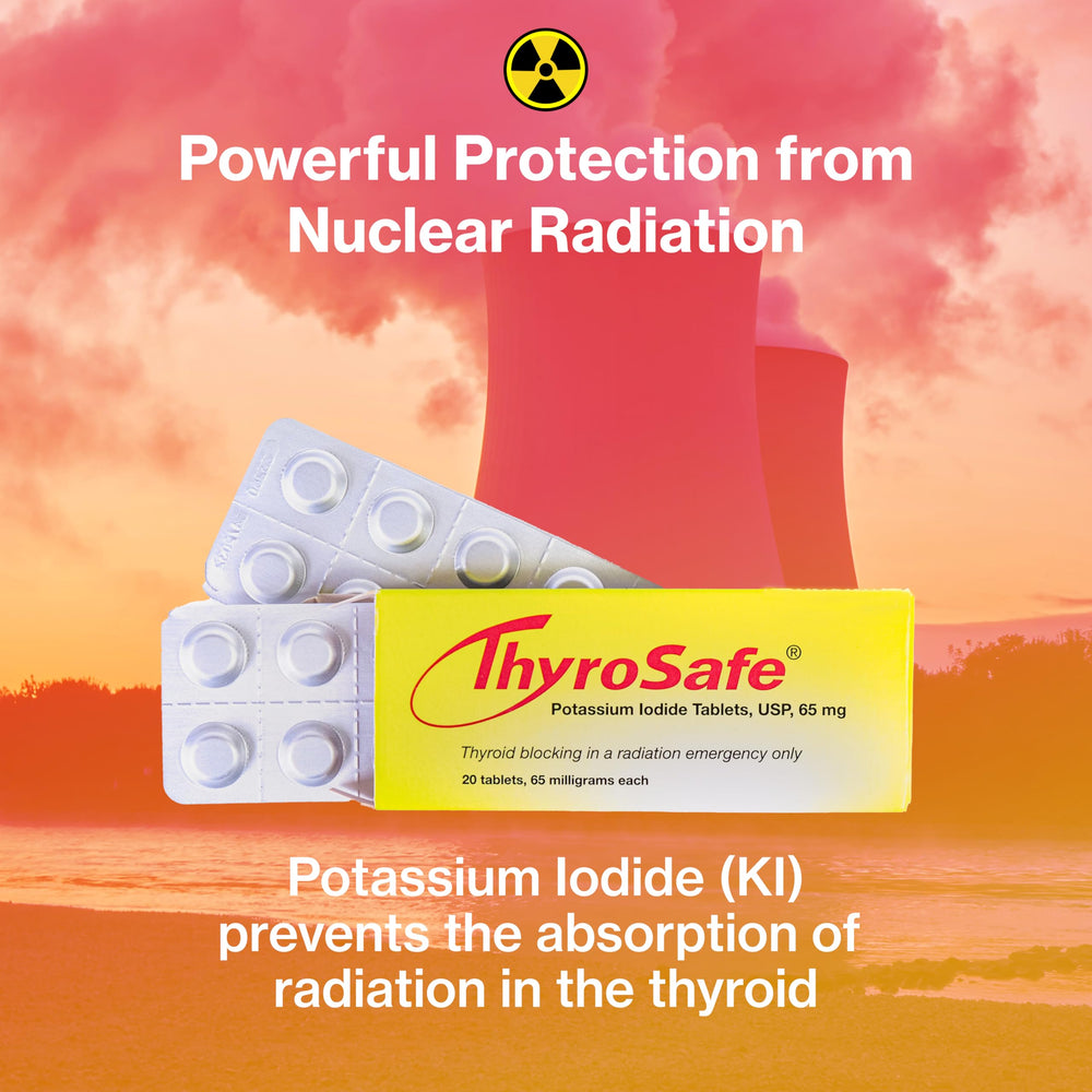 THYROSAFE scored tablets enable easy dosing in emergencies.
