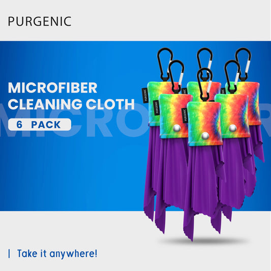 Portable water-resistant pouch and microfiber cleaning cloth – image 2