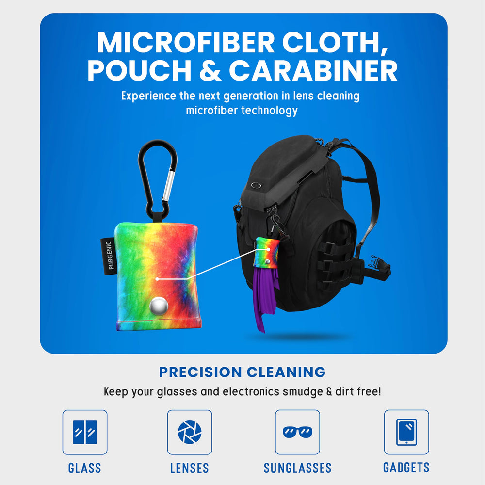Anti-static clip-on cleaner with carabiner for travel – image 3