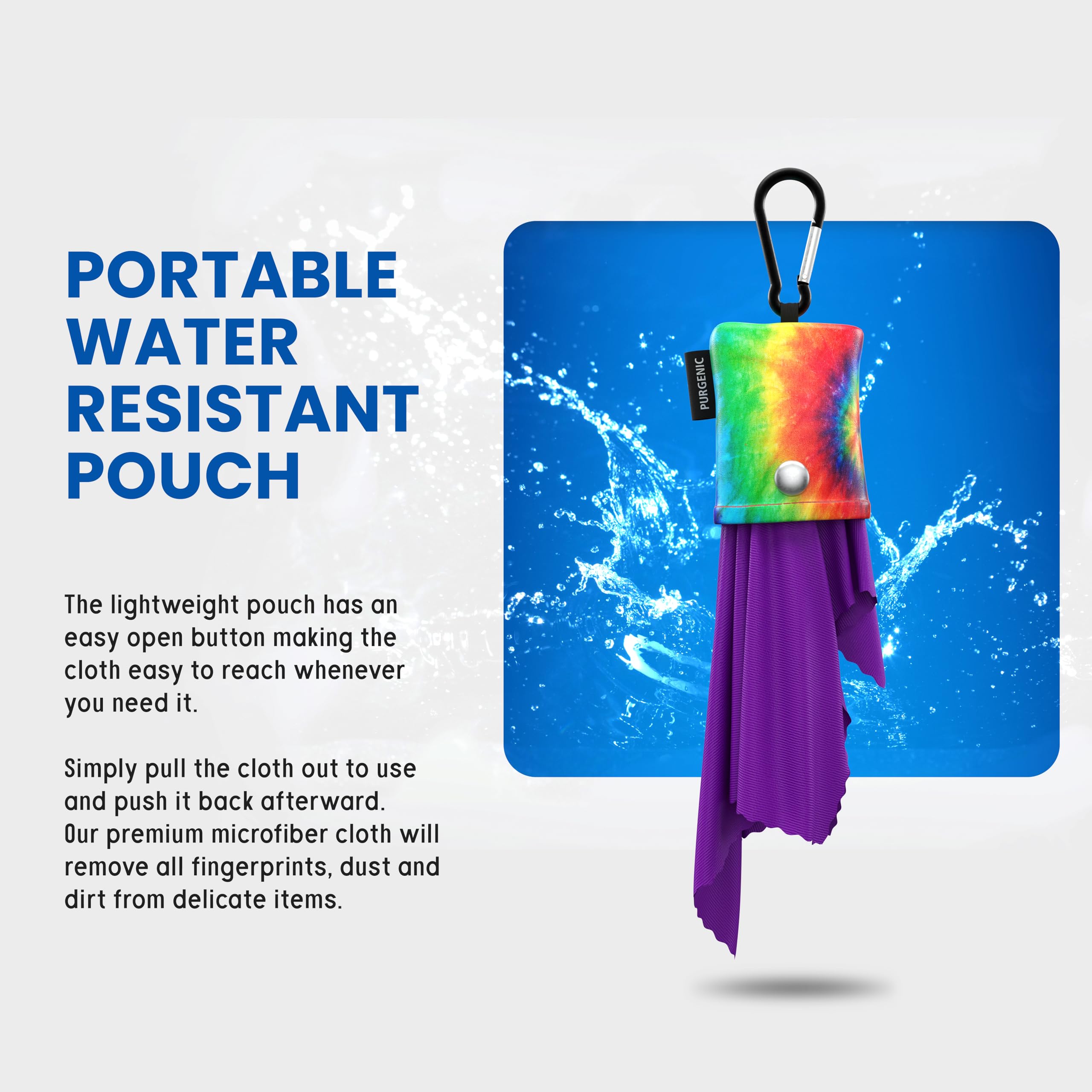 Six microfiber cloths and six pouches for lenses and gadgets – image 6