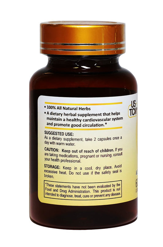 Herbal ingredients Pseudoginseng, Notoginseng, Sanqi (Red Sage) shown for Tienchi Danshen