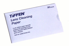 Individual tissue sheet from Tiffen lens cleaning tissue