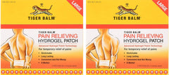 Tiger Balm Pain Relieving Patch front view shows easy-to-use back relief design