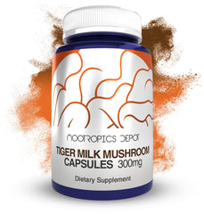 Tiger Milk Mushroom capsules bottle - front view