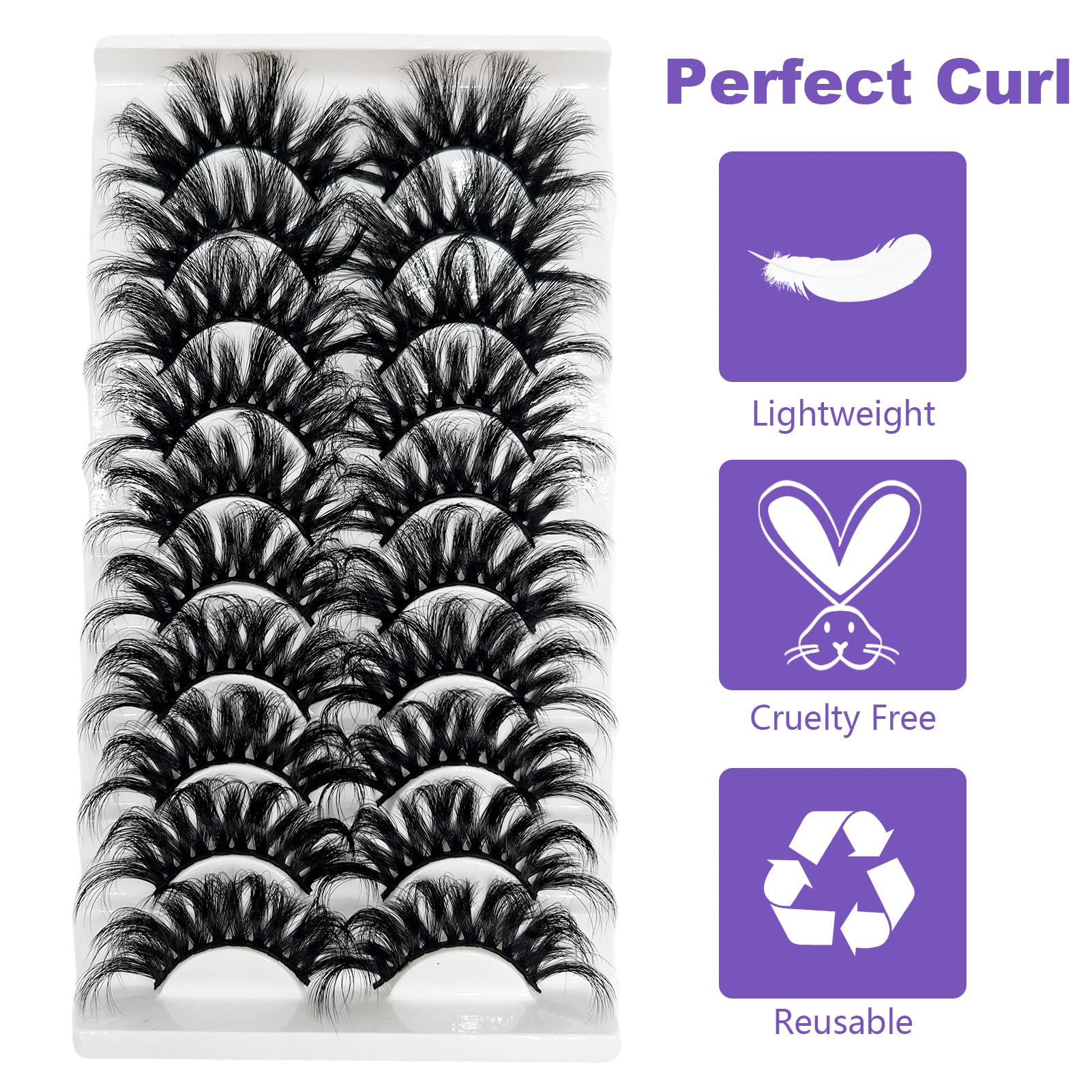 Tikiley 25mm lash band flexible for easy shaping to your eye.