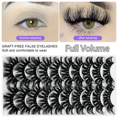 Tikiley 3D fluffy lashes eye portrait highlights long wispy effect.