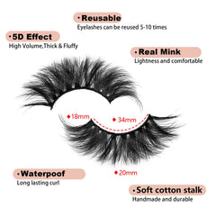 TIKILEY dramatic 25mm lashes add volume without heaviness.