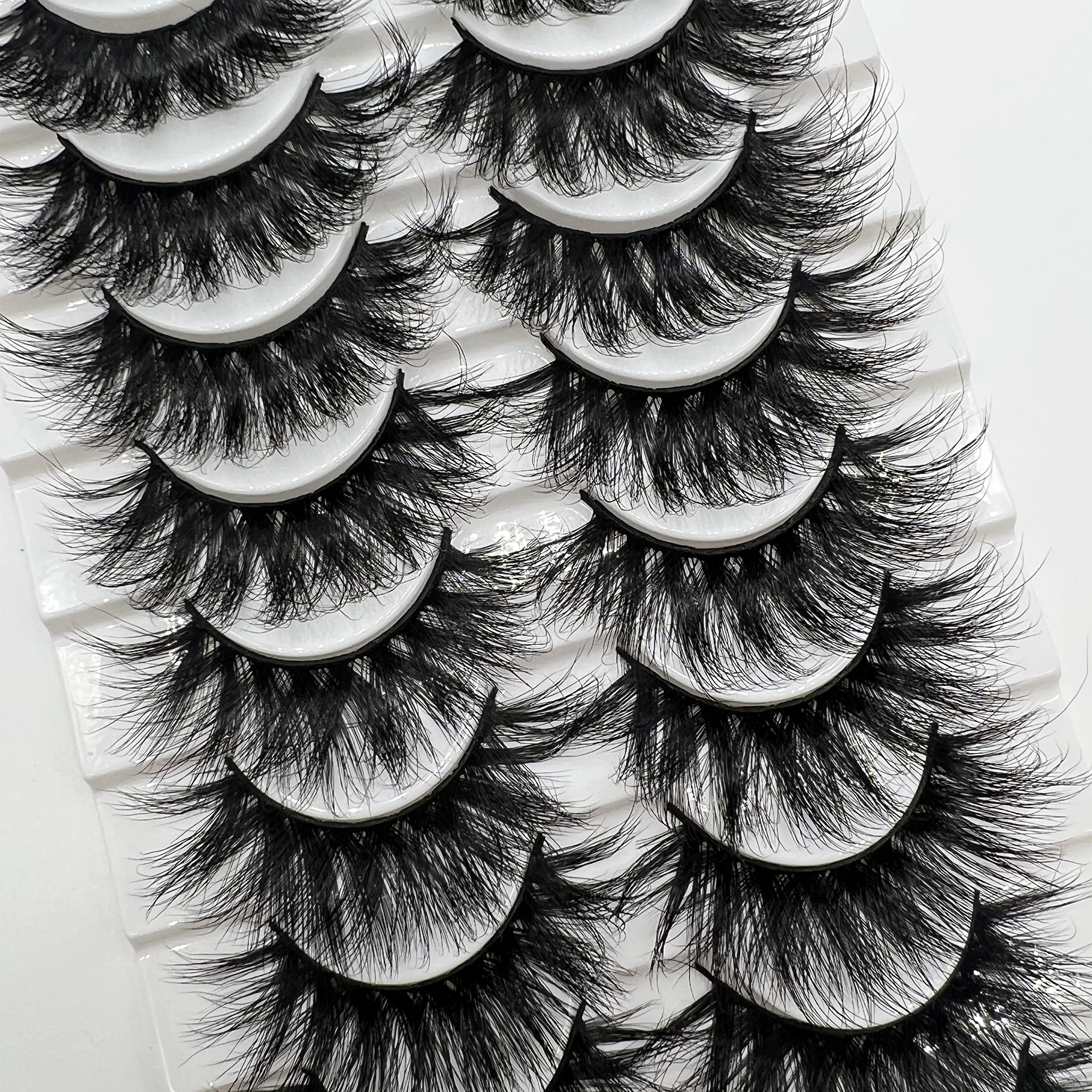 TIKILEY wispy 25mm mink lashes for subtle, striking definition.