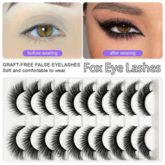 TIKILEY Fox Eye Lashes soft band for easy wear.
