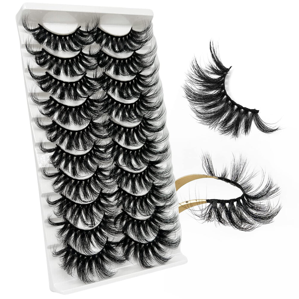Tikiley premium quality lashes with value ten-pair set for special occasions.